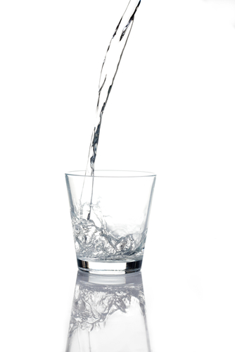 Glass of water